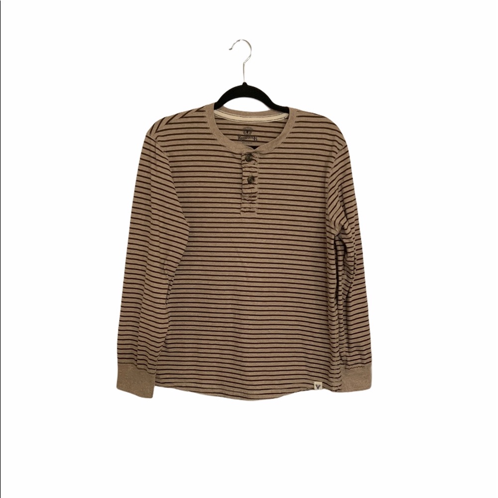 Roebuck & Co Striped Long Sleeve Tee Shirt
